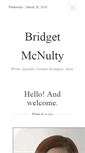 Mobile Screenshot of bridgetmcnulty.com